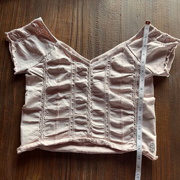 Free People Pink Crop Top - Picture 5 of 6